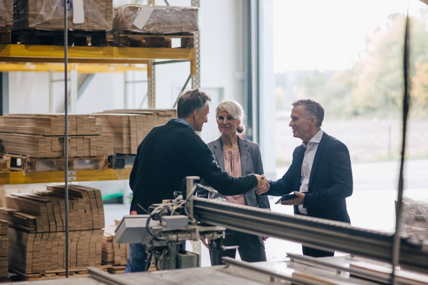 Manufacturing business man in a meeting Manufacturing business man in a meeting